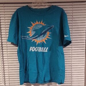 Nike Blue Football Graphic Tee